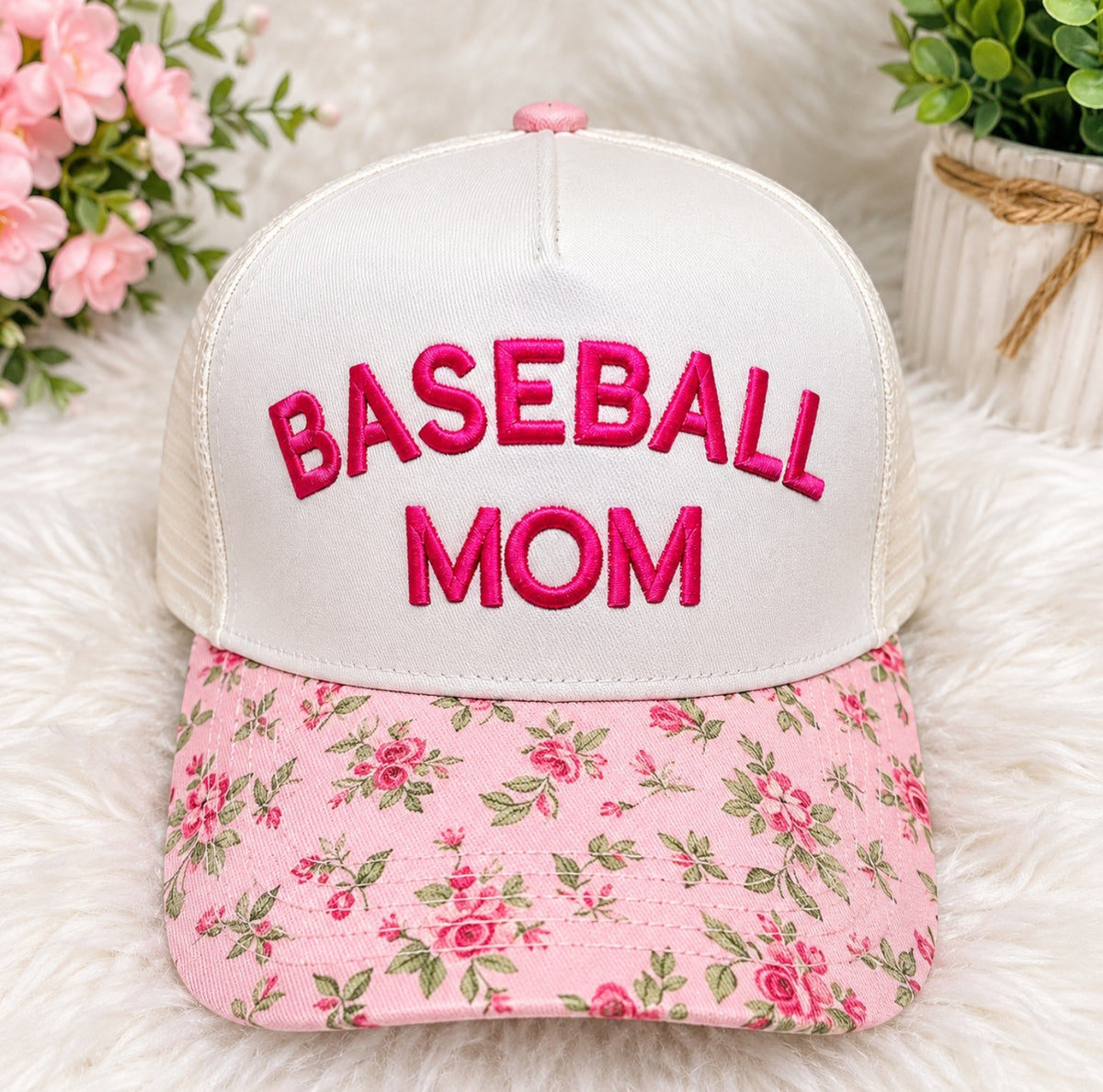 BASEBALL MOM HAT