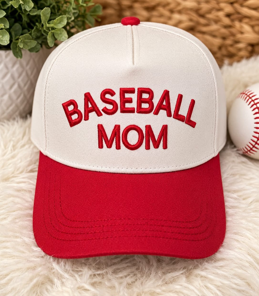 BASEBALL MOM HAT